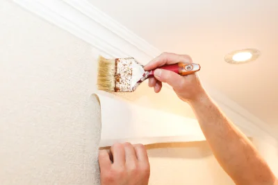 Pose de papier peint à Sammeron — revêtements muraux et toiles de verre